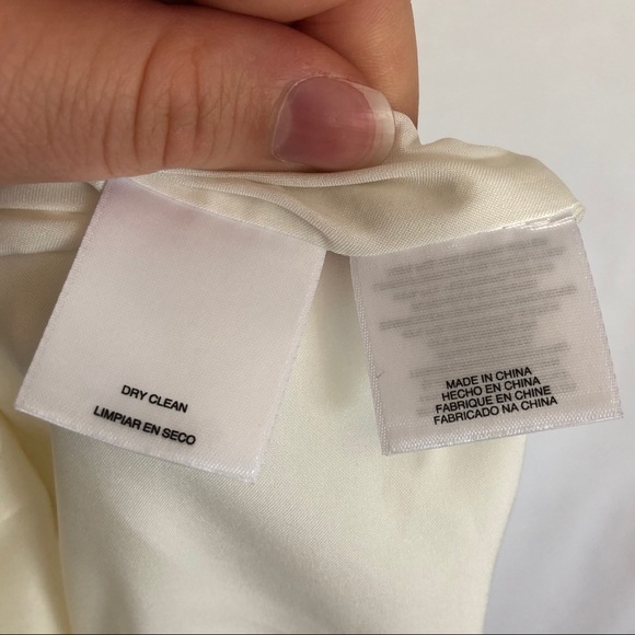 Anne Klein White lace hemmed shift dress size 14 - Picture 7 of 8